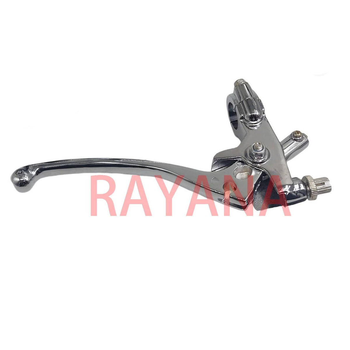 Bethesda Industrial US Left Handle Clutch Lever Perch For Honda CB650 CB650SC CB750 70s 80s （Silver）