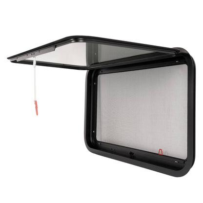 Bethesda Industrial For Camper RV Window 36" W x 22" H Push Out Emergency Exit Window Tined Glass