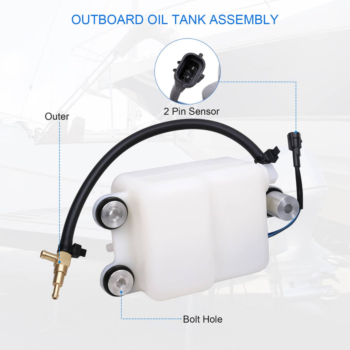 Bethesda Industrial Oil Tank Assembly For Mercury Outboard OPTIMAX/ 220/225/250/300 PRO XS 3.0L