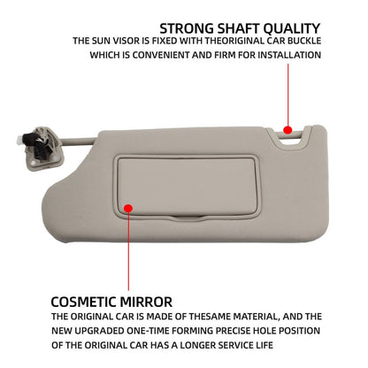 Bethesda Industrial Sun Visors Right & Left w/ Lighted Fit For Nissan Altima 2.5L 3.5L 2013-2018