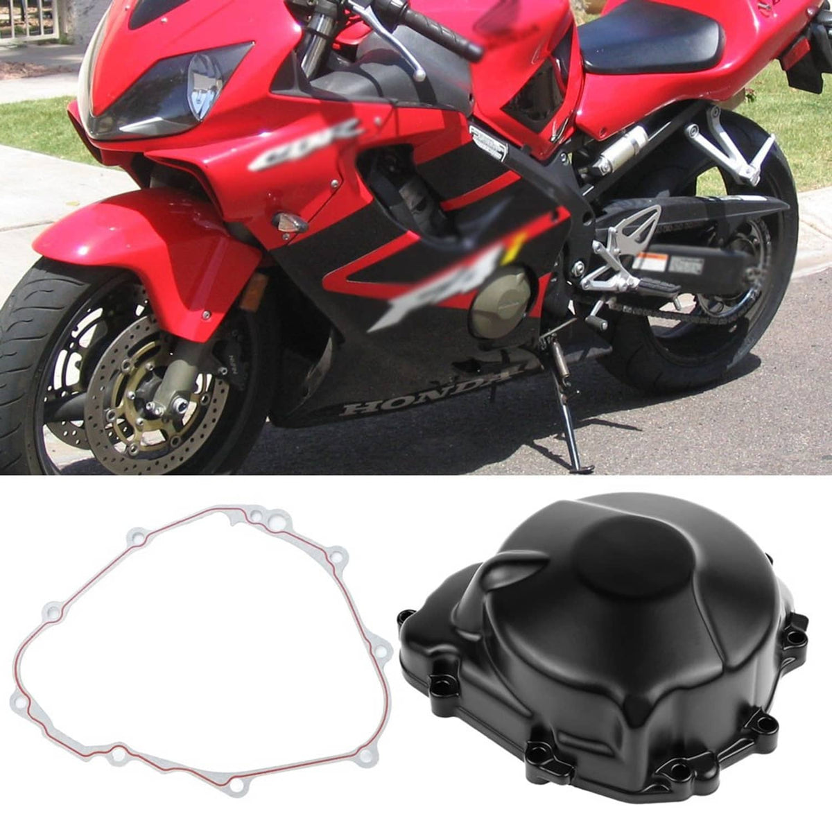 Bethesda Industrial Left Engine Stator Cover Crankcase Fit For Honda CBR600 F4I 2001-2006 2004 2005