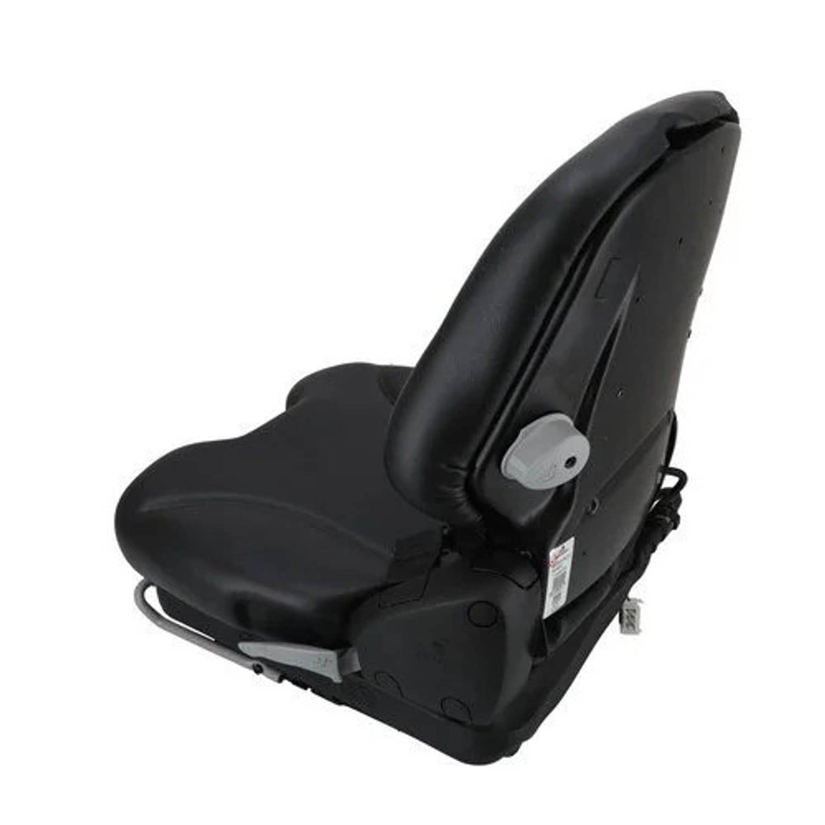 Bethesda Industrial Grammer® Low Back Seat Black Vinyl with Mechanical Suspension