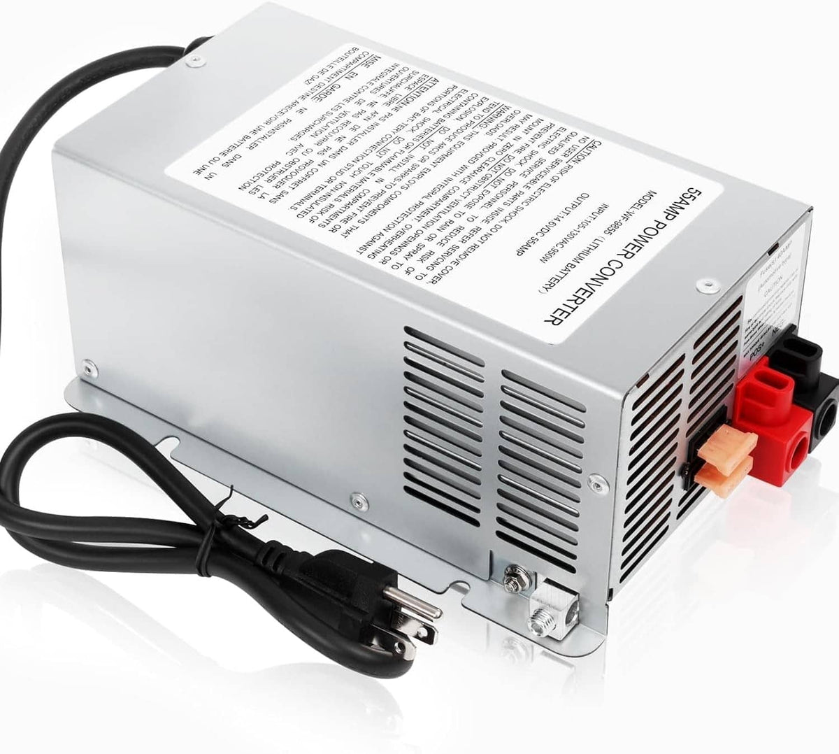 Bethesda Industrial WF-9855 RV Converter 55 Amp Deck Power Converter Charger RV Trailer Camper 12V