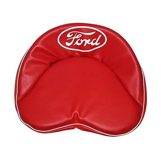 Bethesda Industrial Tie-On Seat Cover Red with White Lettering fits Ford NAA 8N 600 800 2000 4000