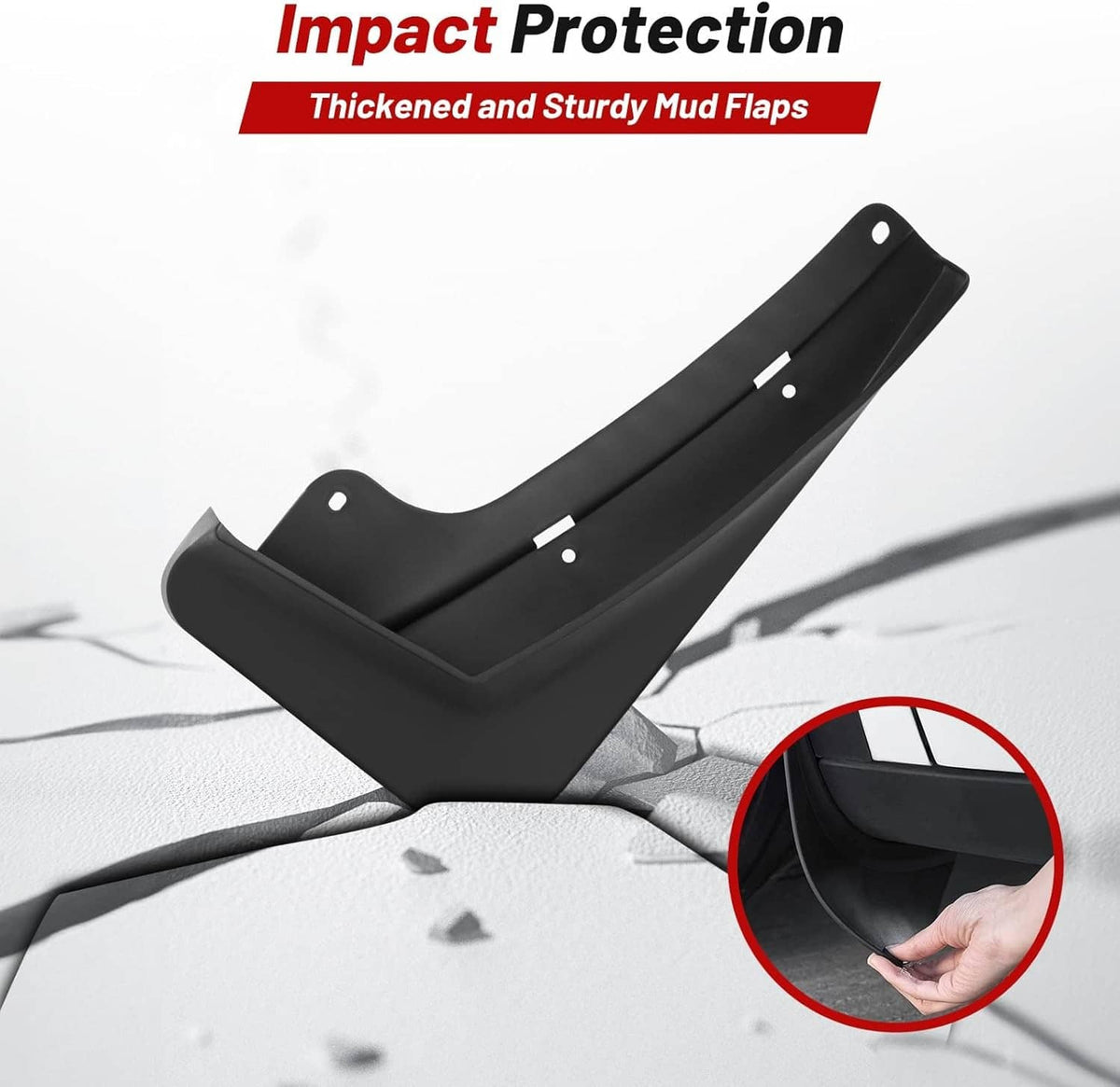 Bethesda Industrial 4Pcs Car Splash Guards Mud Flaps Guards Accessories For 2025+ Chevrolet Equinox
