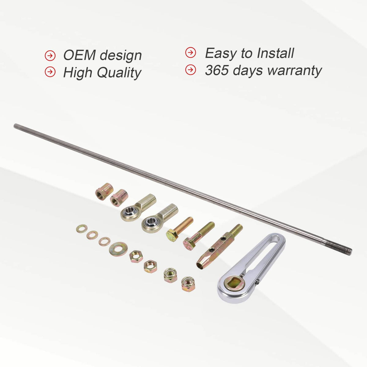 Bethesda Industrial Universal Adjustable Column Shift Linkage Kit 400 350 700R4 GM Transmissions