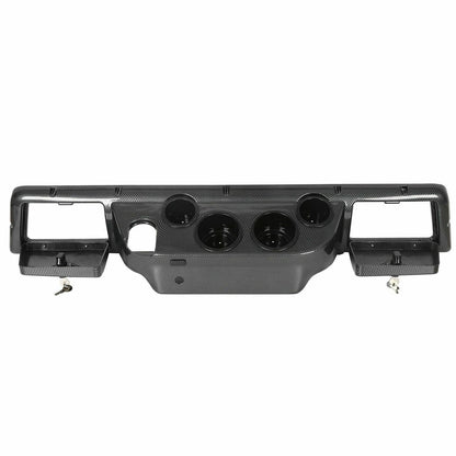 Bethesda Industrial For Club Car DS 1982-UP Golf Cart Carbon Style Dash DashBoard Cover Cup Holders