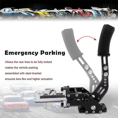 Bethesda Industrial Universal Car Racing Aluminum Hydraulic Handbrake Drift Hand Brake Parking Black