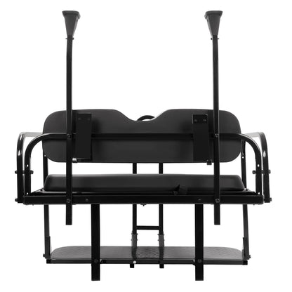 Bethesda Industrial Rear Flip Seat Back Seat Kit For Club Car PRECEDENT/TEMPO Golf Cart w/ Grab Bar