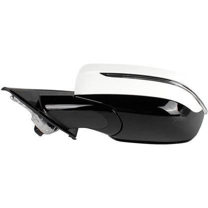 Bethesda Industrial Left Driver Side Mirror w/Blind Spot White For 2019-2023 BMW 320i 330i 330e