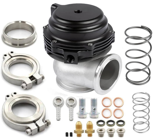 Bethesda Industrial Black 44MM Wastegate External Turbo W/ TIAL V-Band Flange Spring MV-R 14PSI