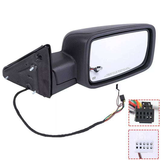 Bethesda Industrial Right/Passenger Side For 13-19 Ram 1500 Manual Fold+Heated+LED Signal Mirror New