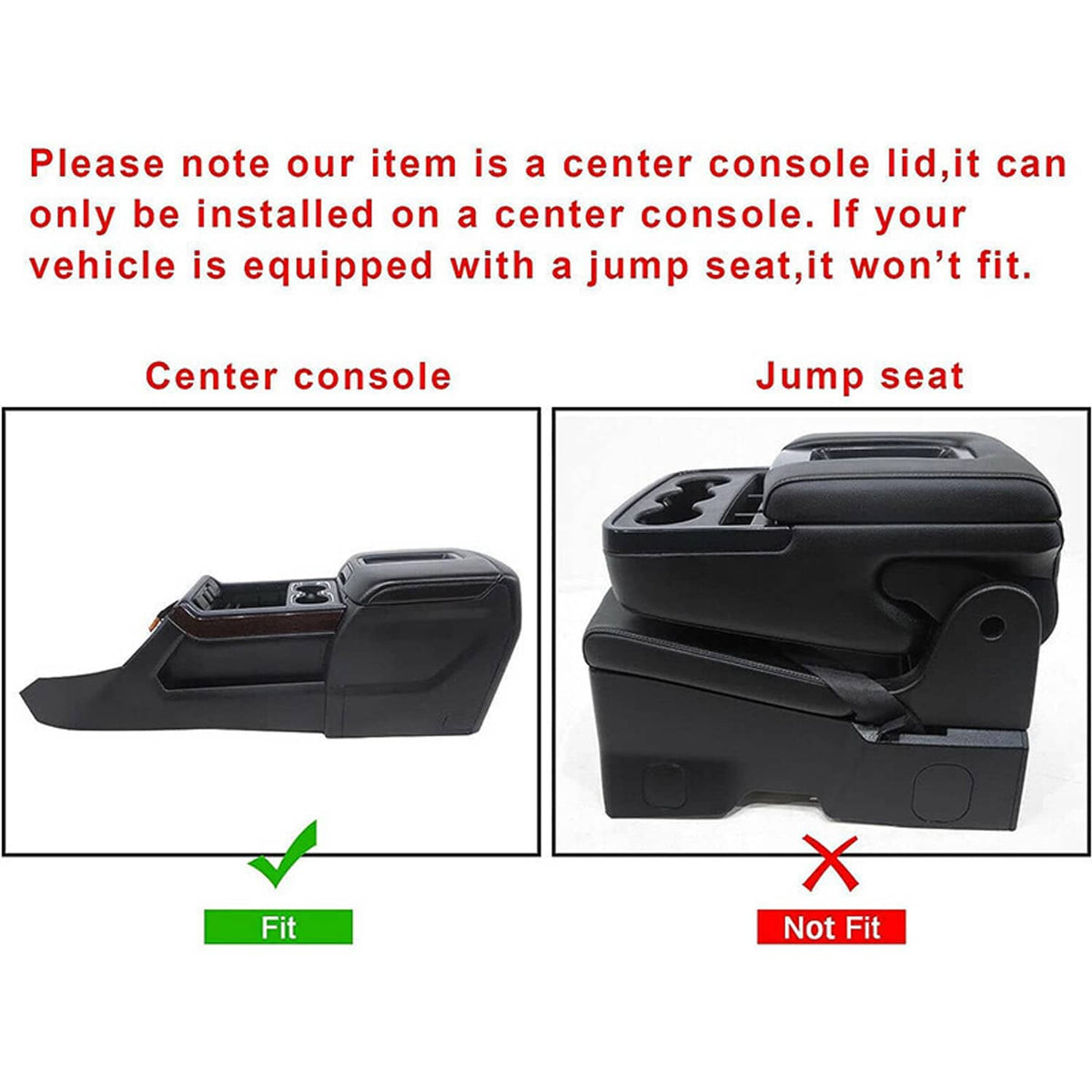 Bethesda Industrial New Leather Center Console Armrest Lid For 2015-2019 Chevrolet Tahoe  0227083AA