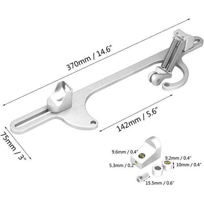 Bethesda Industrial Aluminum Throttle Cable Carb Bracket For Holley 4150 4160 Carb 350 400 SBC New