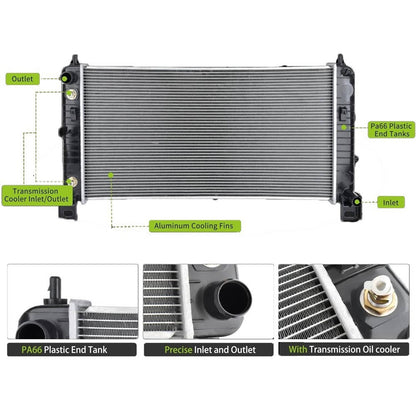 Bethesda Industrial 34'' Radiator for Chevy Silverado Suburban Tahoe GMC Sierra 1500 Yukon 15841571