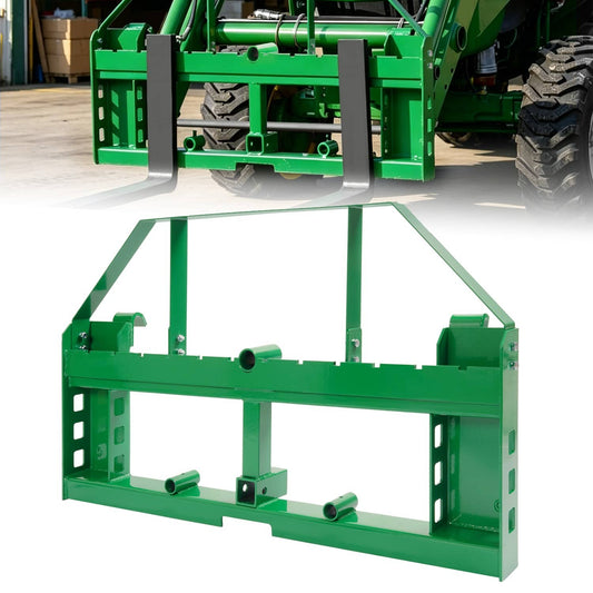 Bethesda Industrial 4000lbs Pallet Fork Frame For John Deere Loader Skid Steer For 2" Receiver Hitch