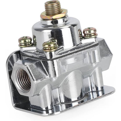 Bethesda Industrial Fuel Pressure Regulator Carburetor Chrome Fit Holley 12-803 2 Port 4 1/2 to9 PSI