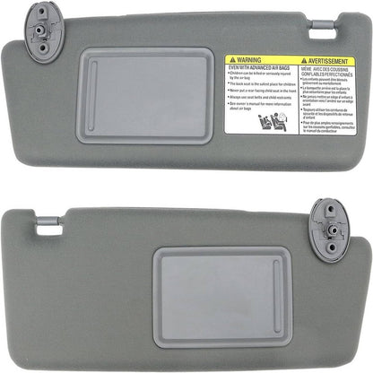 Bethesda Industrial Pair Sun Visor LH Driver & RH Passenger Side For 2005-2015 Toyota Tacoma Gray