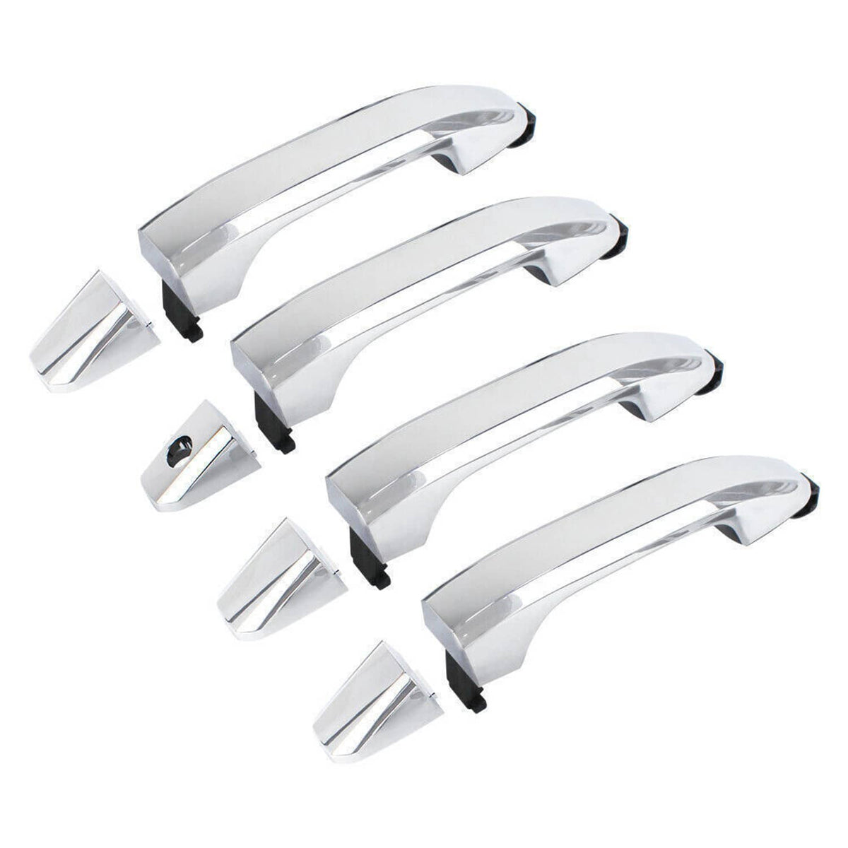 Bethesda Industrial 4Pcs Chrome Exterior Door Handle For 2014-2017 Chevrolet Silverado 1500 22923598