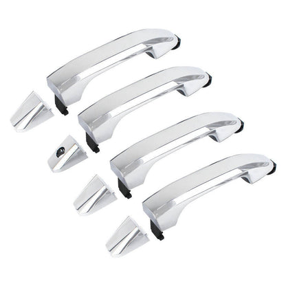 Bethesda Industrial 4Pcs Chrome Exterior Door Handle For 2014-2017 Chevrolet Silverado 1500 22923598