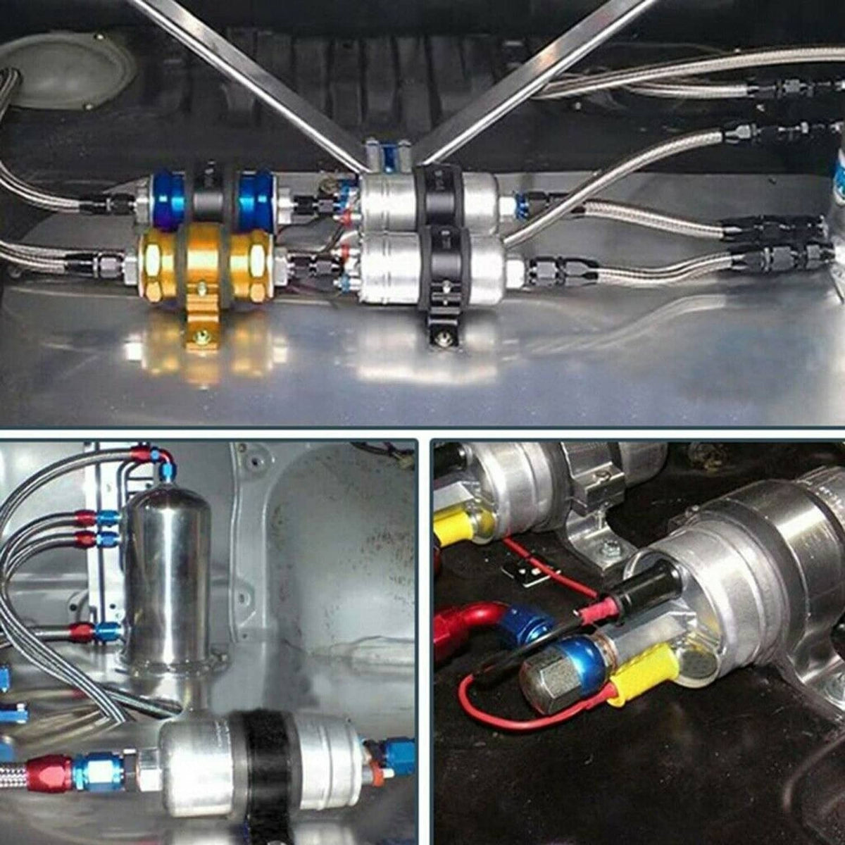 Bethesda Industrial 58MM  Fuel Pump Single Mount Bracket Fuel Filter External Bracket Clamp Cradle
