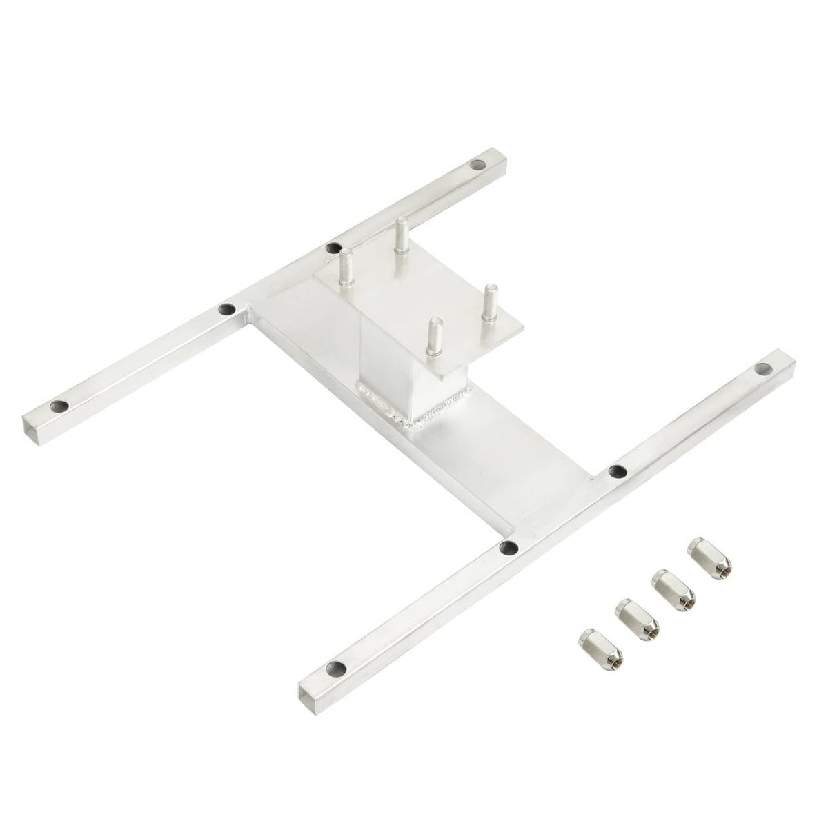 Bethesda Industrial Aluminum H-Mount Trailer Spare Tire Carrier For 6-Lug Wheels w/Mounting Hardware