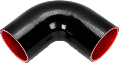 Bethesda Industrial 3" Polished Intercooler Piping w/ U Pipe Black Silicone Coupler + Clamp Kit DIY