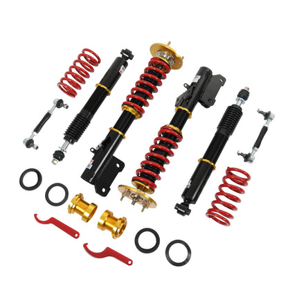 Bethesda Industrial 4X Front & Rear Coilovers Struts Absorber Adj. Height For 2005-2014 Ford Mustang