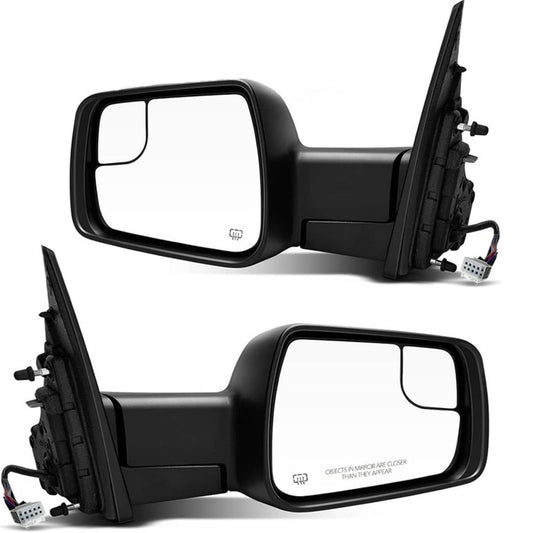 Bethesda Industrial Pair For 2019-2024 Ram 1500 Driver & Passenger Side Mirrors w/Heated Turn Signal