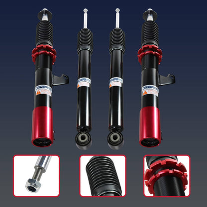 Bethesda Industrial Coilover Struts FOR VW MK5 MK6 GOLF/JETTA 06-14 Suspension Spring KIT Adj Height