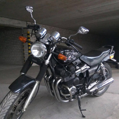 Bethesda Industrial Chrome Motorcycle Skull Skeleton Hand Rearview Mirrors For Honda Shadow 750 Aero