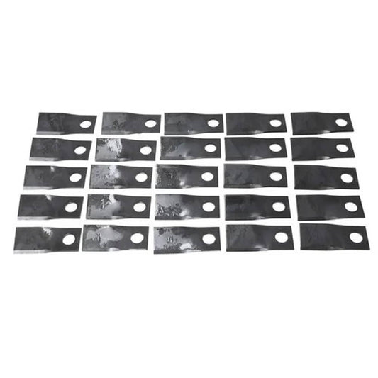 Bethesda Industrial Disc Mower Blade - Left Hand 18° Twist 25 Pack fits Case IH ZA113385A1