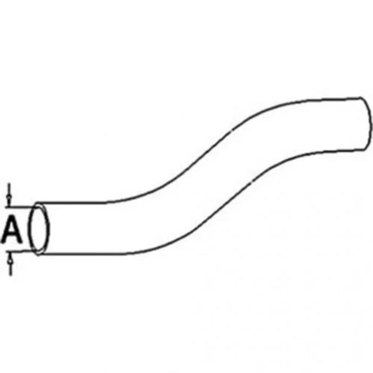Bethesda Industrial Radiator Hose - Upper fits Allis Chalmers D19 70236594