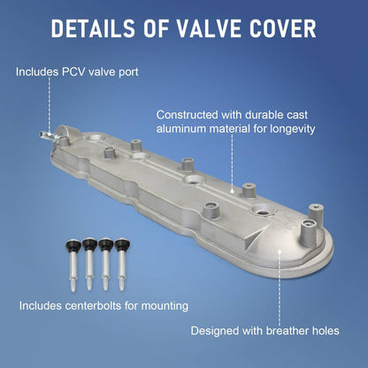 Bethesda Industrial Left Driver Side Valve Cover 12570427 For Cadillac 1999-2008 Chevy GMC Pontiac