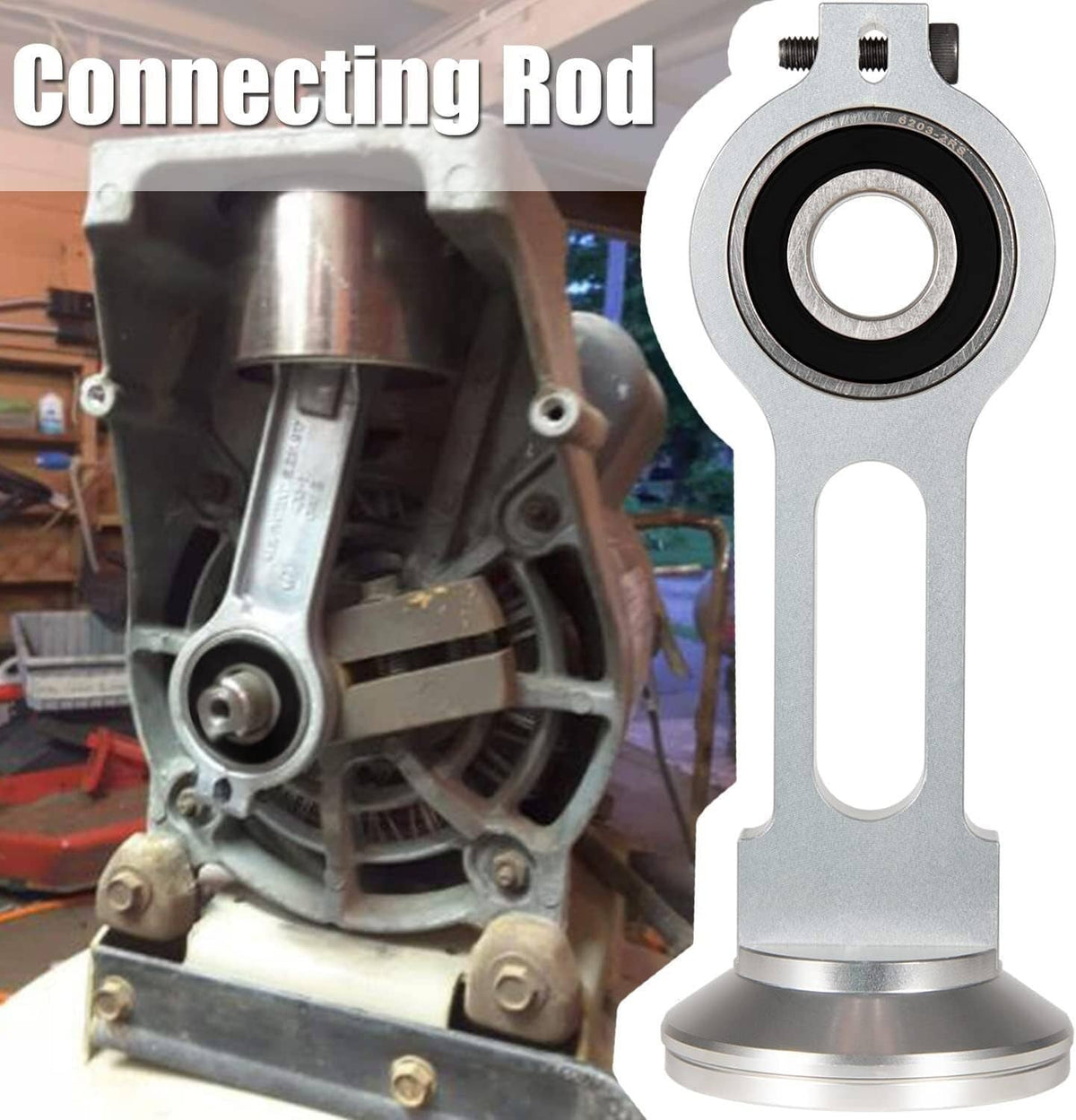 Bethesda Industrial KK-4835 Compressor Piston Kit Connecting Rod Kit with Bearing For Craftsman New
