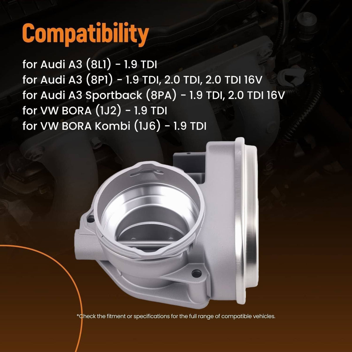 Bethesda Industrial Throttle Body 038128063L For VW BEETLE 2004-2006 GOLF 2004-2006 JETTA 2004-2005