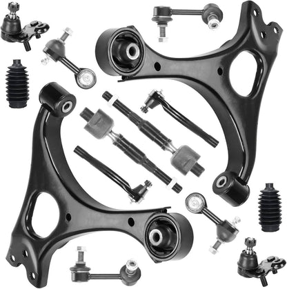 Bethesda Industrial New For 06-11 Honda Civic Front Lower Control Arms Ball Joint Sway Bars Tie Rods