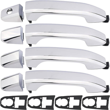 Bethesda Industrial 4Pcs Chrome Exterior Door Handle For 2014-2017 Chevrolet Silverado 1500 22923598