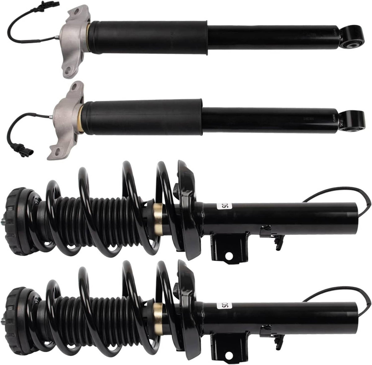 Bethesda Industrial 4Pcs Front & Rear Shocks Strut Assys w/Electric for 2013-2019 Cadillac XTS