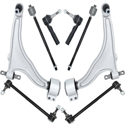 Bethesda Industrial 8Pcs Control Arm Ball Joint Tie Rod Sway Bar Link L&R for 2010-2016 Cadillac SRX