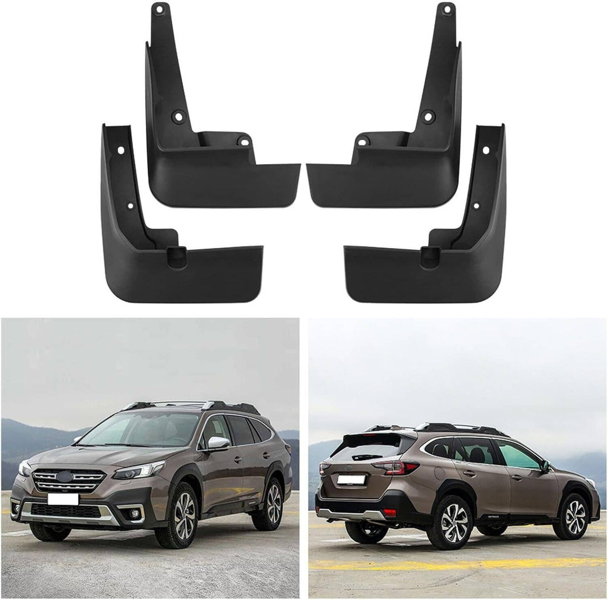 Bethesda Industrial 4Pcs Mud Flaps Mudguards Splash Guard Front & Rear for Subaru Outback 2021-2024