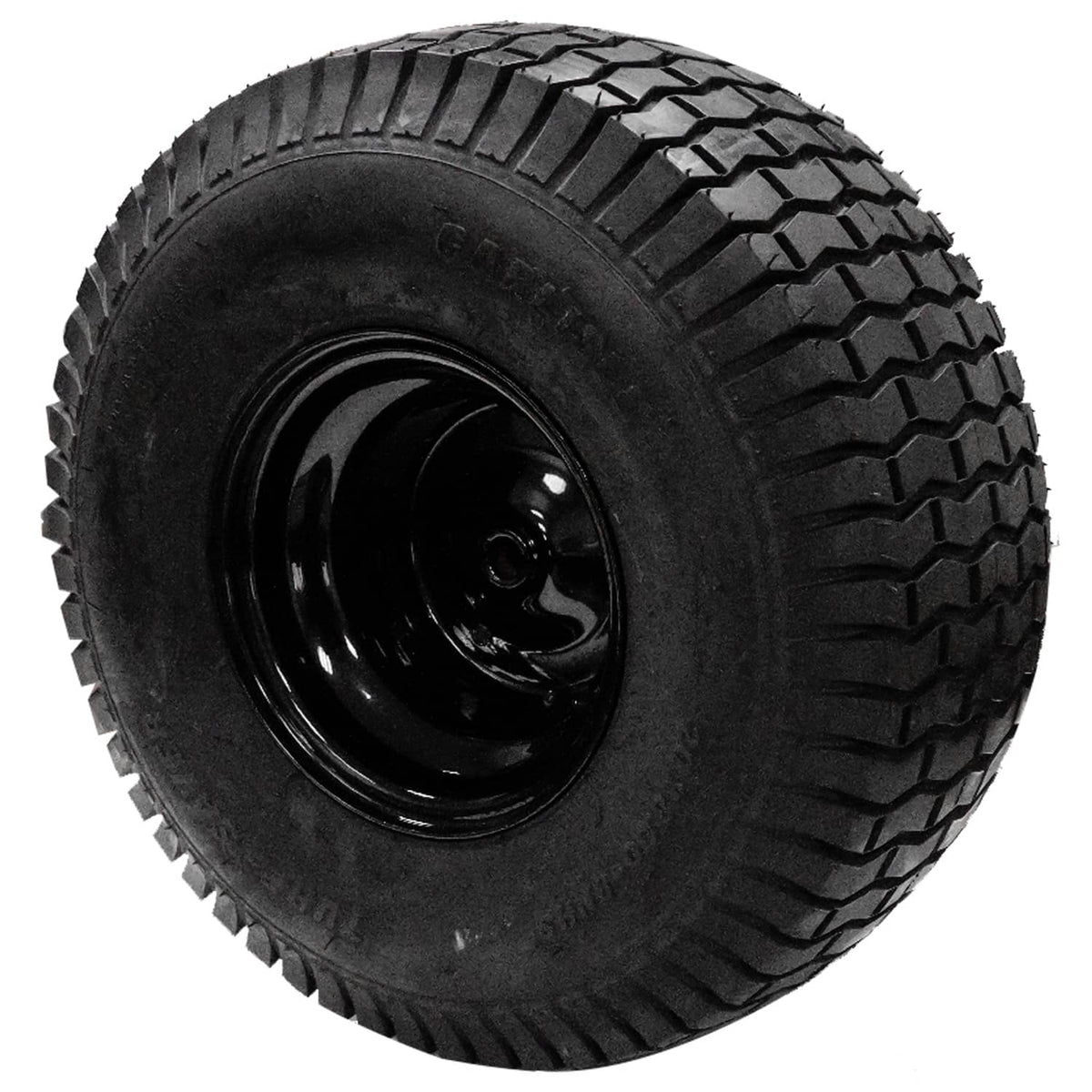 Bethesda Industrial (4) RUSSO 449261 Tire & Rim Assembly 20 X 8.00-8 Black Rim Turf Saver