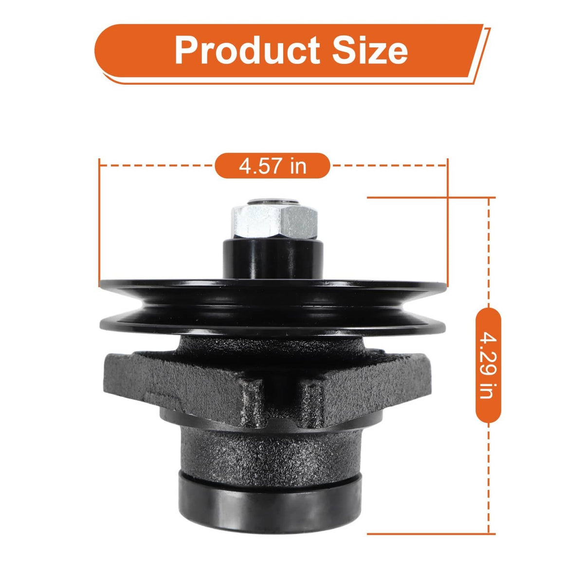 Bethesda Industrial Spindle Compatible with John Deere 116 116H 185 38" 46" Deck AM105409 Lawn Mower