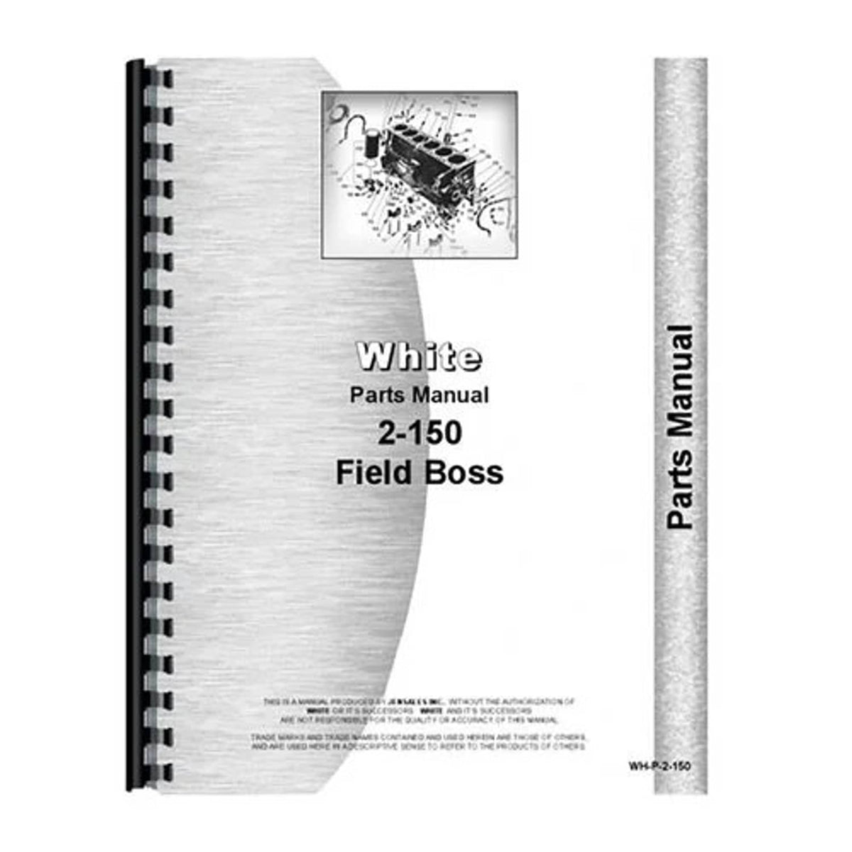 Bethesda Industrial Parts Manual fits White 2-150