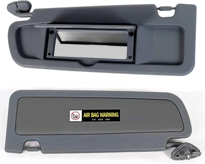 Bethesda Industrial Pair Sun Visor Dark Gray For 2006-2011 Honda Civic Visors Left & Right Visor Set