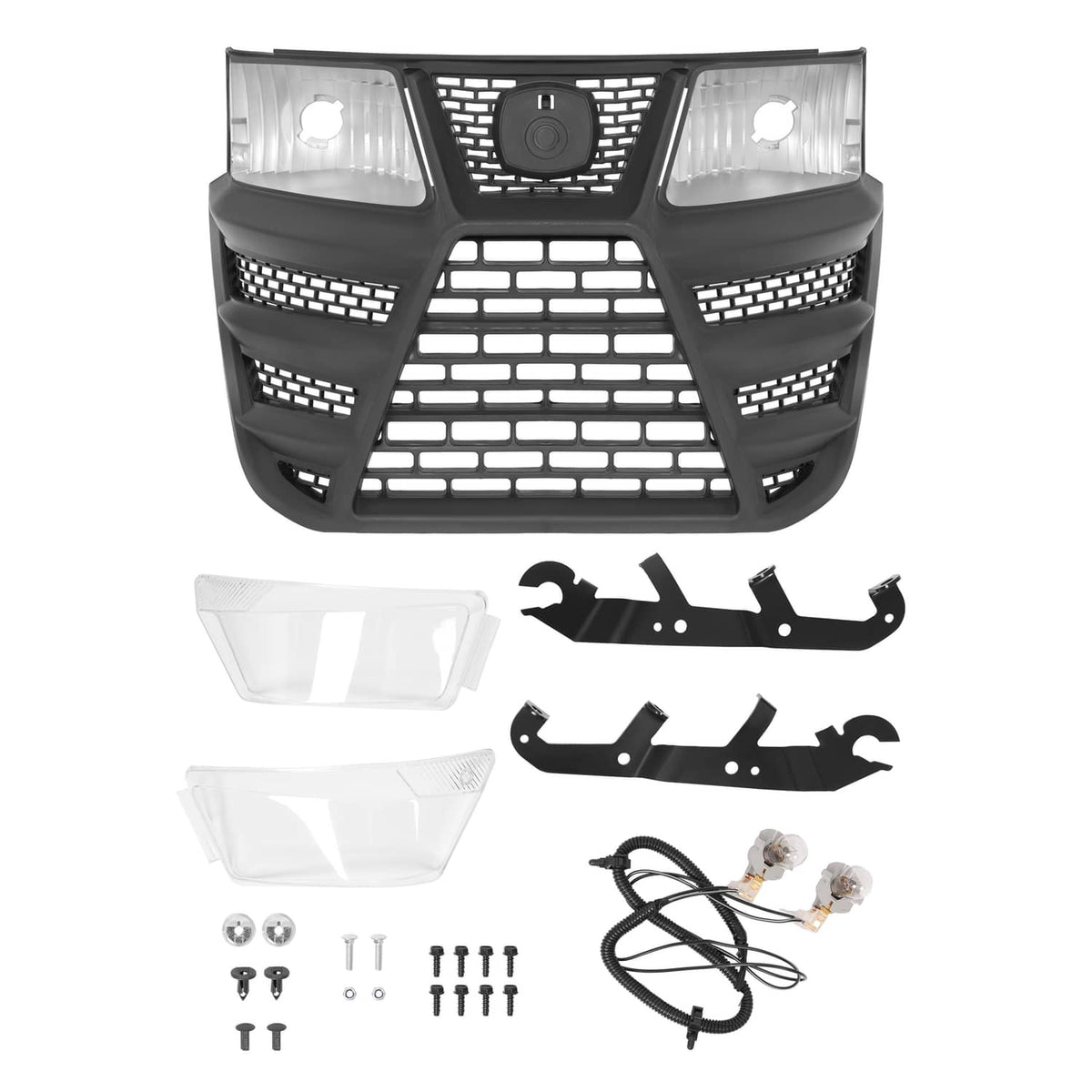 Bethesda Industrial For John Deere X300R X310 X320 X350 X370 X384 X394 Plastic ABS Grille+Headlight