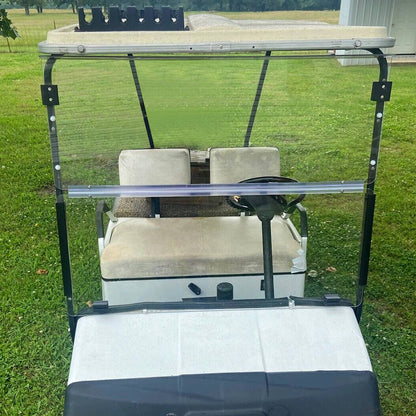 Bethesda Industrial Golf Cart Folding Clear Windshield For EZGO Marathon 1986-1994.5
