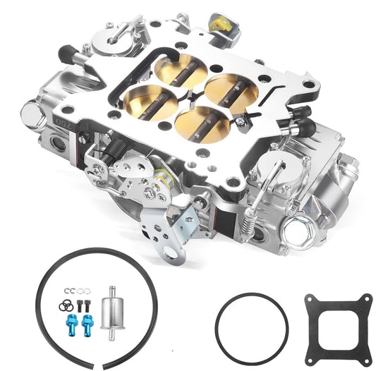 Bethesda Industrial 750 CFM Billet Aluminum 4 Barrel Double Pumper Race Carburetor BR-67200 Gasoline