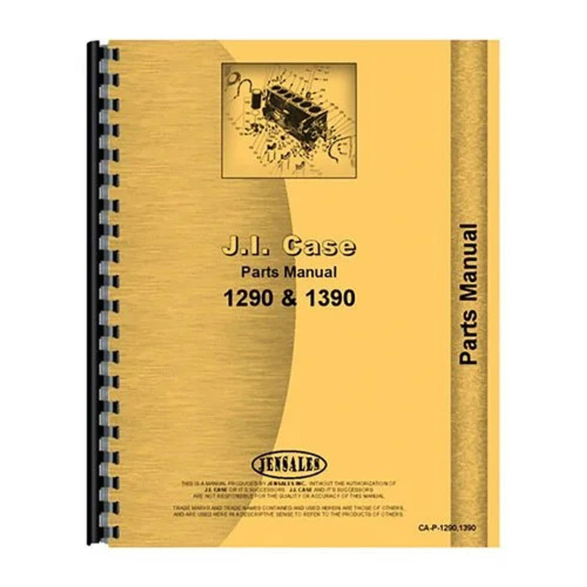 Bethesda Industrial Parts Manual fits Case 1290 1390
