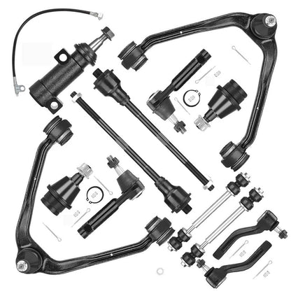 Bethesda Industrial 13PCS Front Upper Lower Control Arm Kit For 1999-2006 Chevy Silverado 1500 4WD